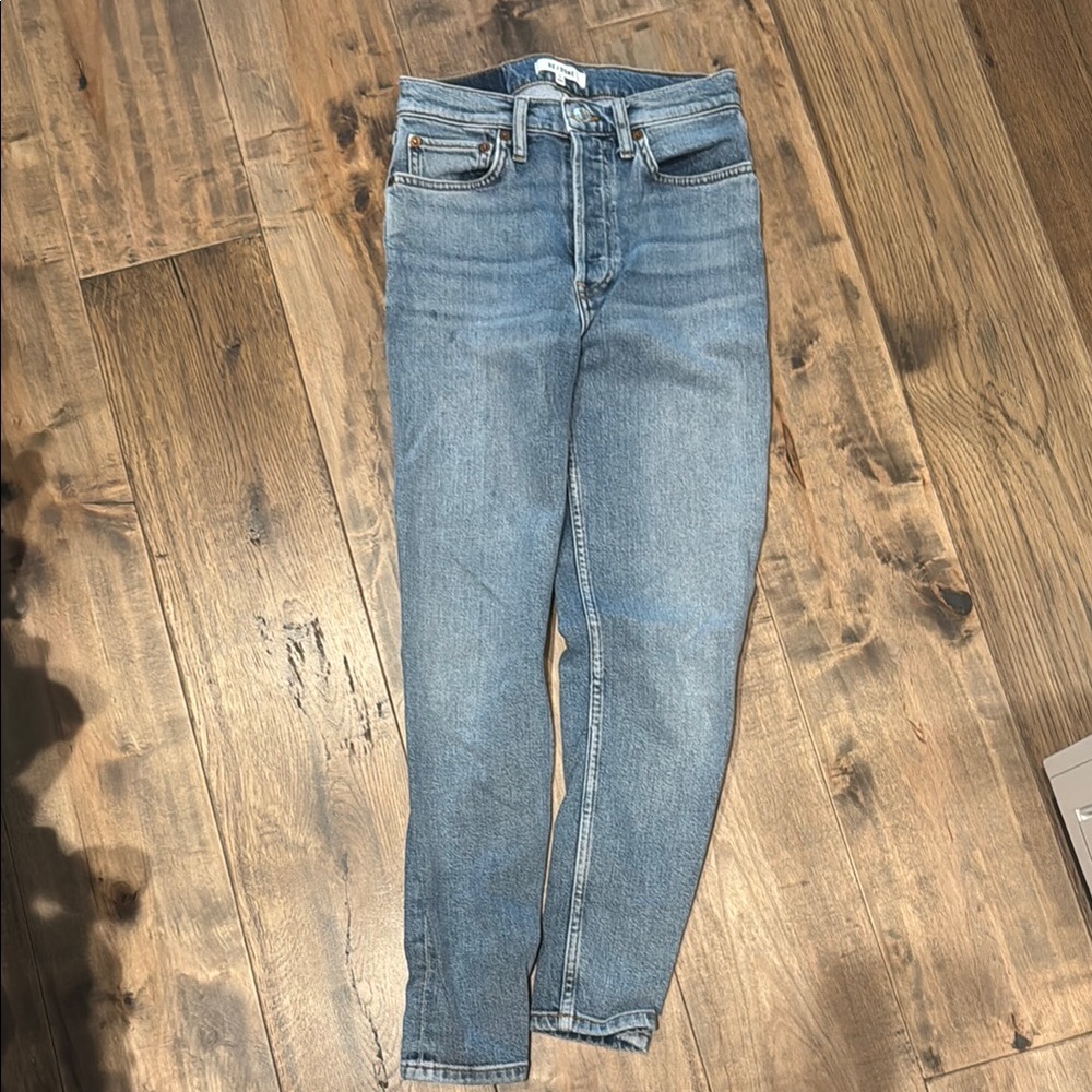 Re/Done Light Blue Skinny Jeans